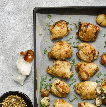 Chicken Thighs (with bone in, skin on)