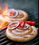 Mini Cumberland sausage spirals (5 x 4oz) - FROZEN